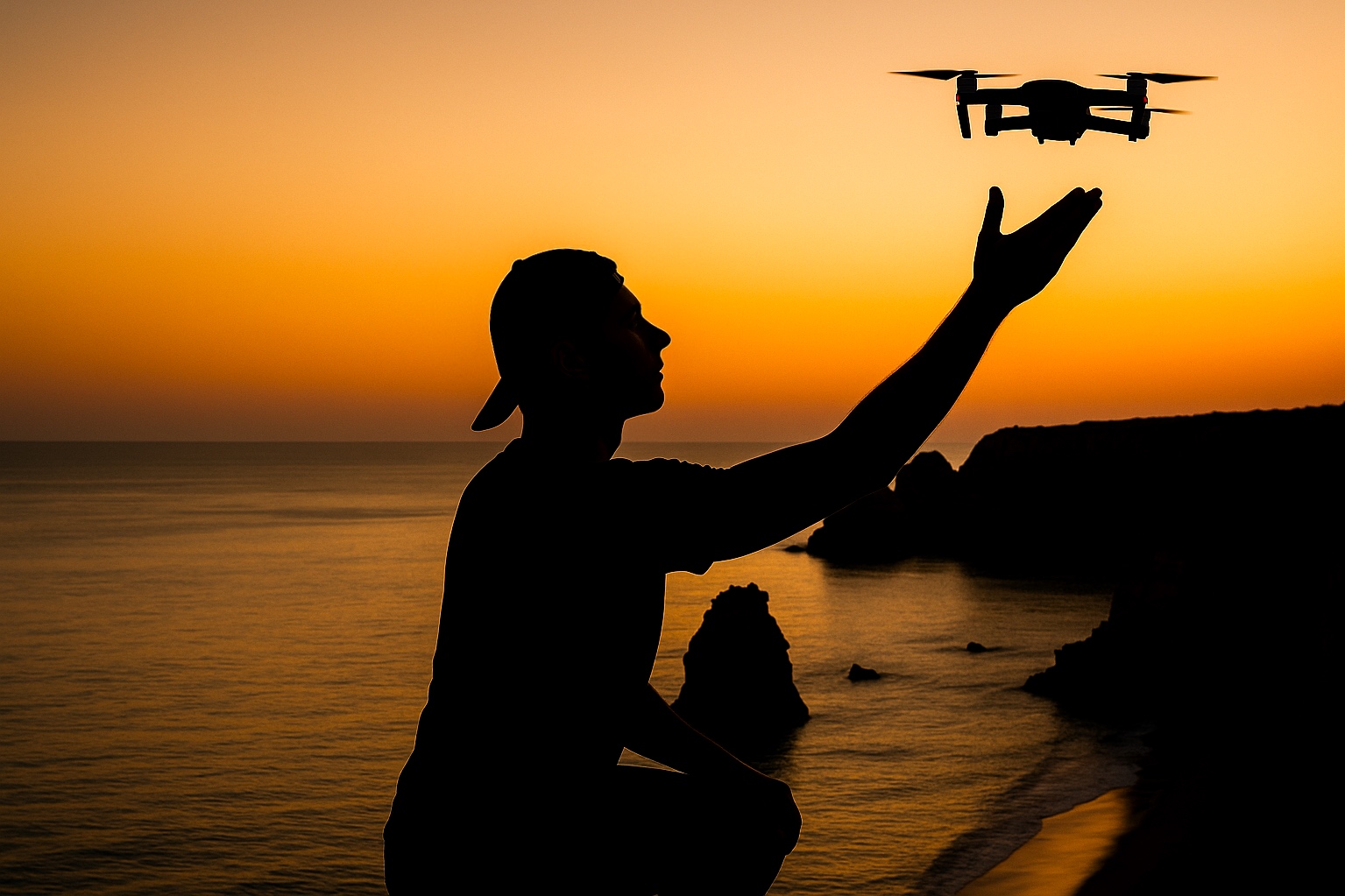 Drone voorbeeldbeeld